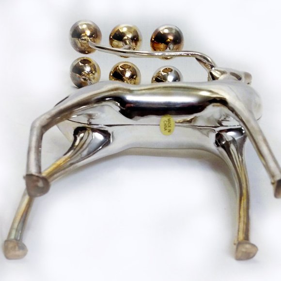 Bowring Silver Plated Reindeer Candle Holder & Candles-With Box - Picture 10 of 12